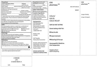 Image Description (Draft Label Cvs Infants Gascolic)